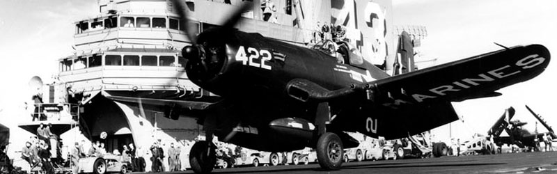 F4U-5 Corsair aboard the USS Coral Sea