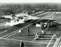 EA-6A launching from USS Lexington in 1978